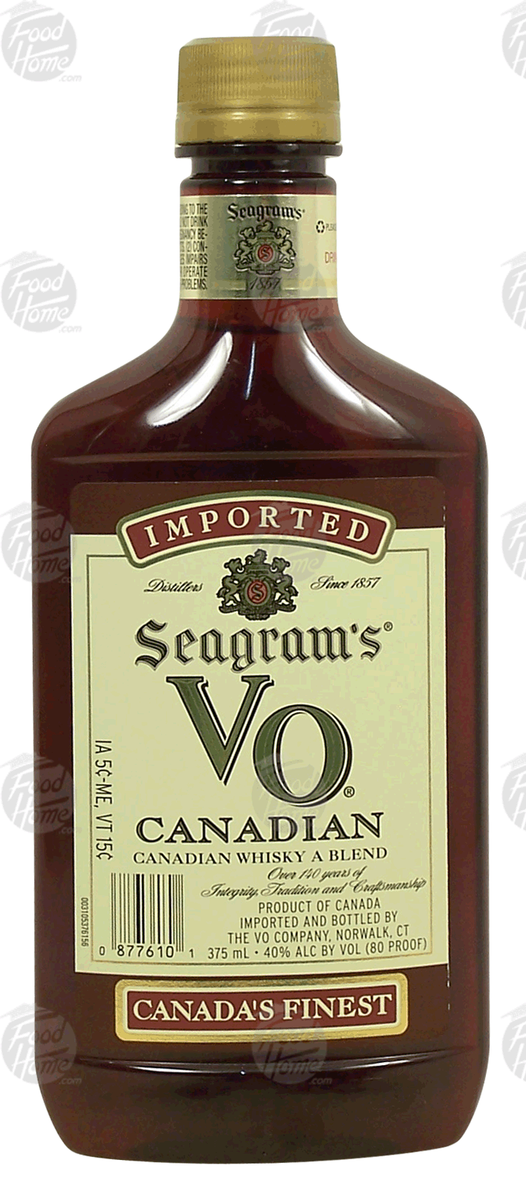 Seagram's VO canadian whisky a blend, 40% alc. by vol. Full-Size Picture